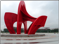 紅色城市雕塑制作