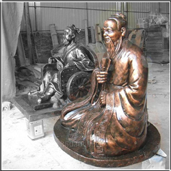 孔子行教銅雕塑