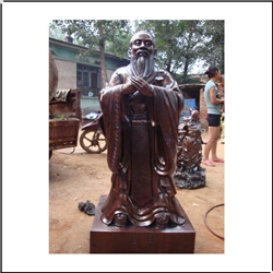 小(xiǎo)型室外(wài)孔子雕塑鑄造