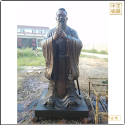 大(dà)型銅雕孔子像雕塑定制