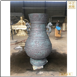 銅花瓶雕塑鑄造