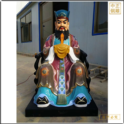 純銅小(xiǎo)型龍王雕塑