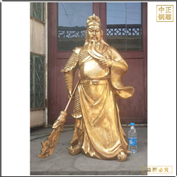 大(dà)型鑄銅關公雕塑