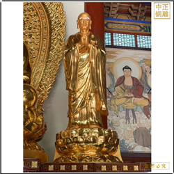 大(dà)型2米地藏王銅像鑄造廠