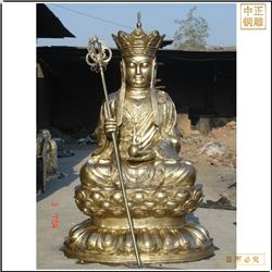 大(dà)型地藏王銅佛像鑄造