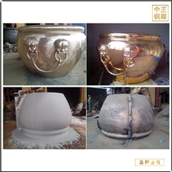大(dà)型銅缸雕塑