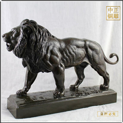 小(xiǎo)型獅子銅雕