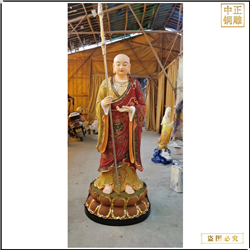 地藏王菩薩站像銅像圖片