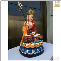 加工(gōng)制作地藏王銅像