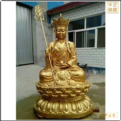 黃銅地藏菩薩佛像