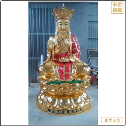 小(xiǎo)型地藏王佛銅雕塑