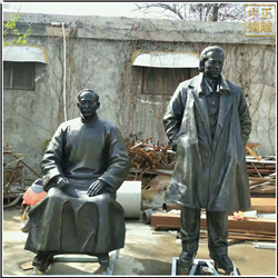 室外(wài)人物(wù)銅雕塑鑄造