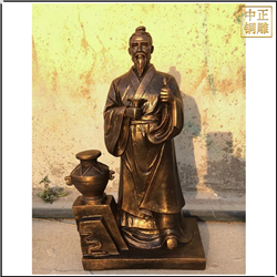 酒文化人物(wù)銅雕塑