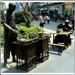 賣混沌人物(wù)銅雕塑