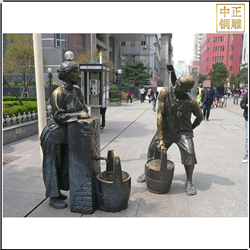 商(shāng)業街民俗雕塑