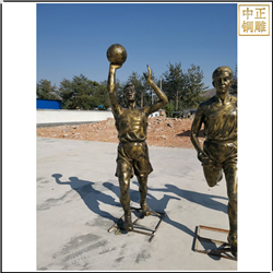 打籃球人物(wù)雕塑定制