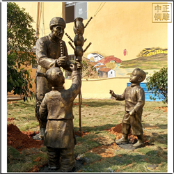 賣糖葫蘆民俗雕塑