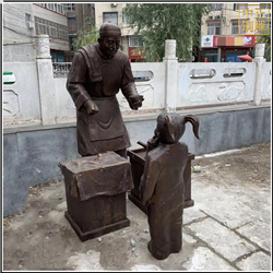 鑄銅民俗人物(wù)雕塑