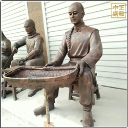 鑄銅中(zhōng)醫文化雕塑