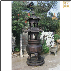 寺廟大(dà)型銅香爐